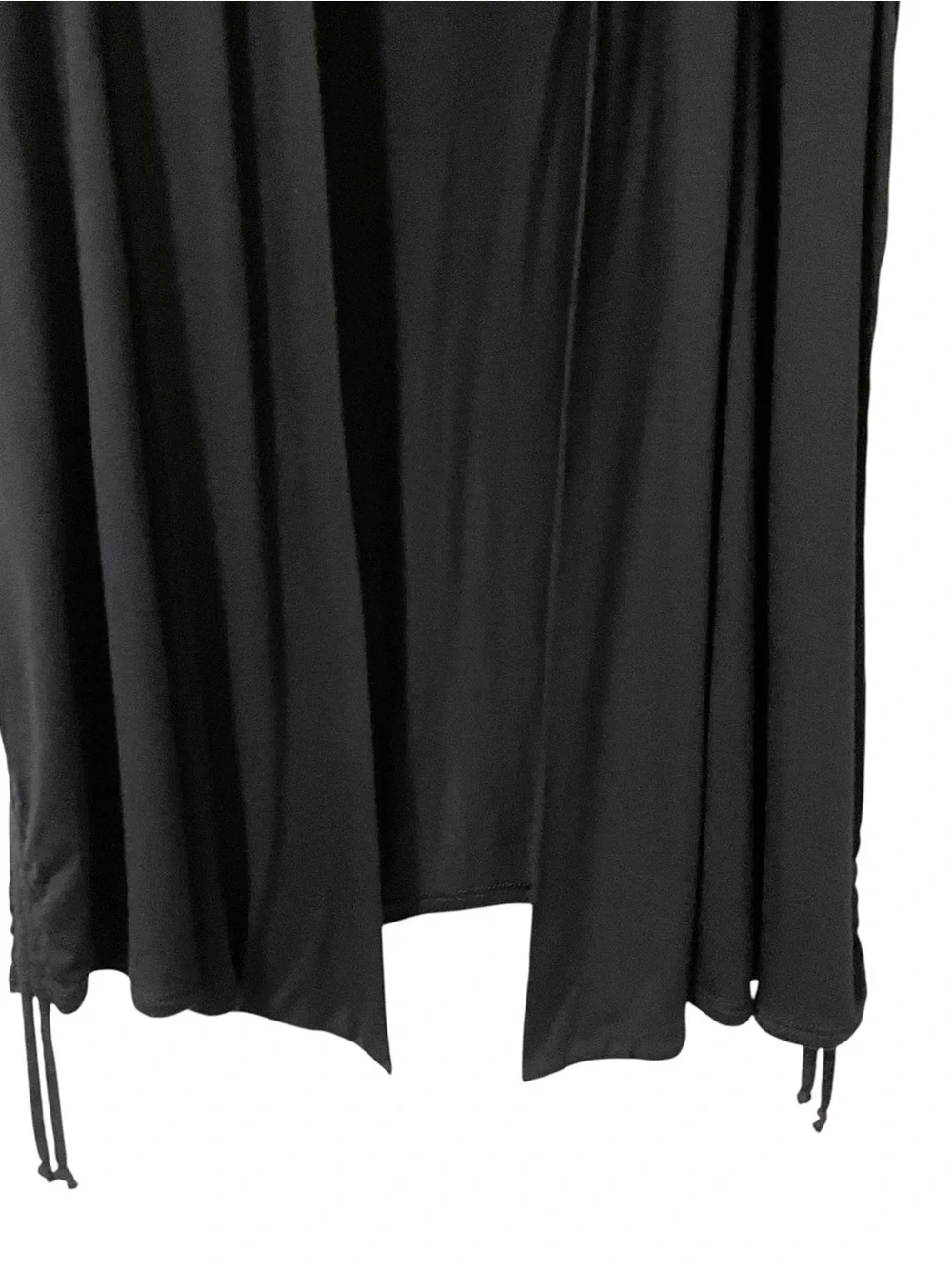 White House Black Market WHBM Women's Draped Open Cardigan